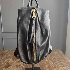 Aimee Kestenberg Tabitha black leather backpack